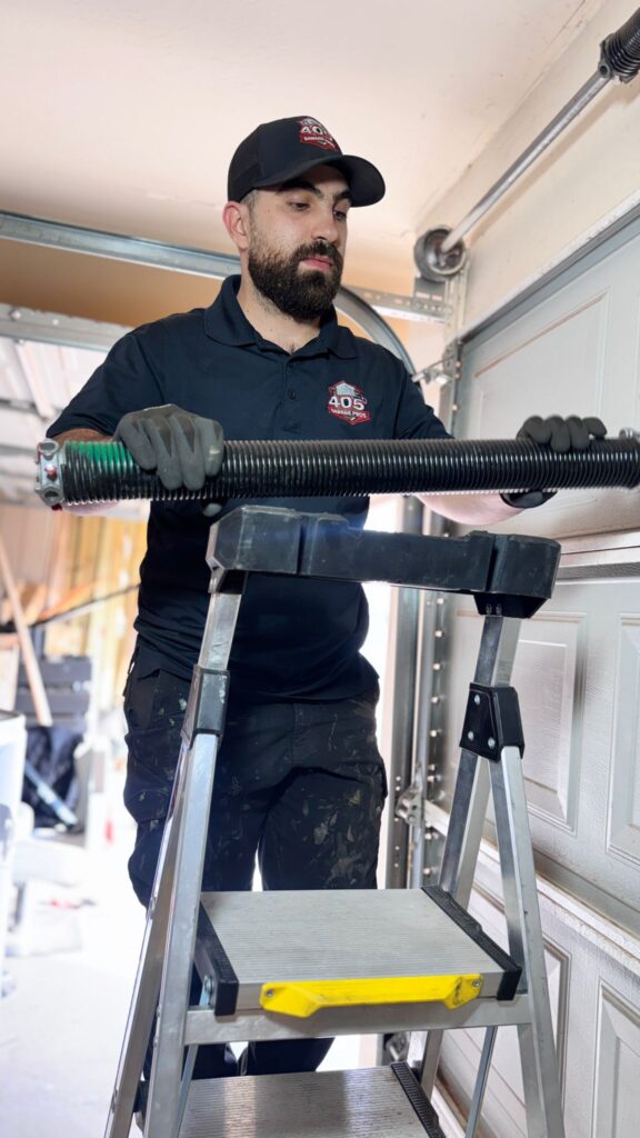 garage door spring replacement in OKC