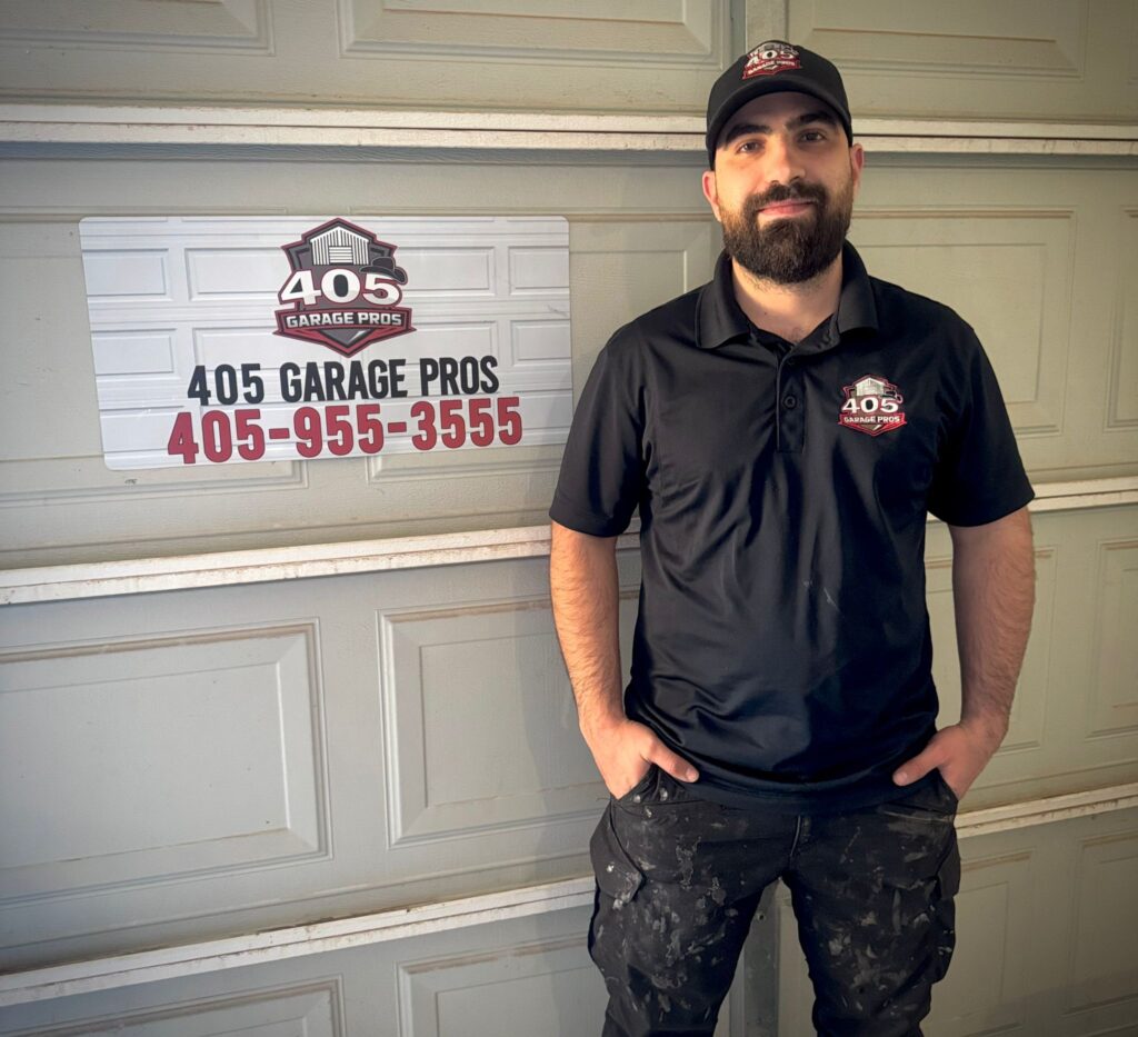 residential garage door in OKC